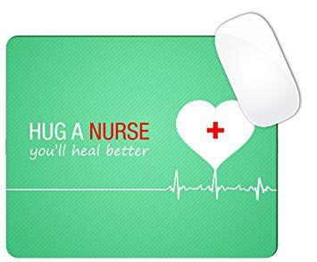 Red Cross Heart Logo - RN Nurse Hug A Nurse Quote Mint Green White Red Cross Heart EKG Line ...