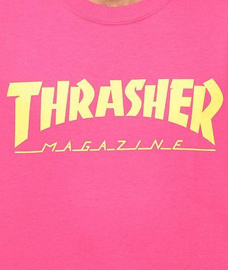 Rose Thrasher Logo - T-Shirts | Boutique - Rose - Thrasher Magazine Logo T-shirt rose,www ...