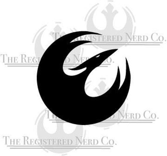 Star Bird Logo - Star Wars Decal Rebels early Rebel Alliance Logo Car window | Etsy