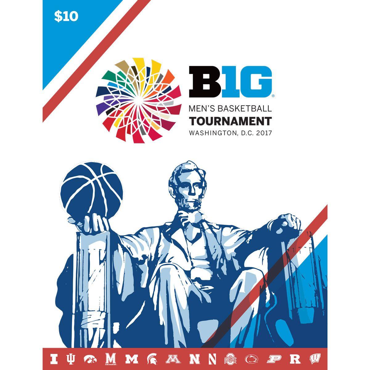 Basketball Big 10 Logo - 2017 Big Ten Men's Basketball Championship Program
