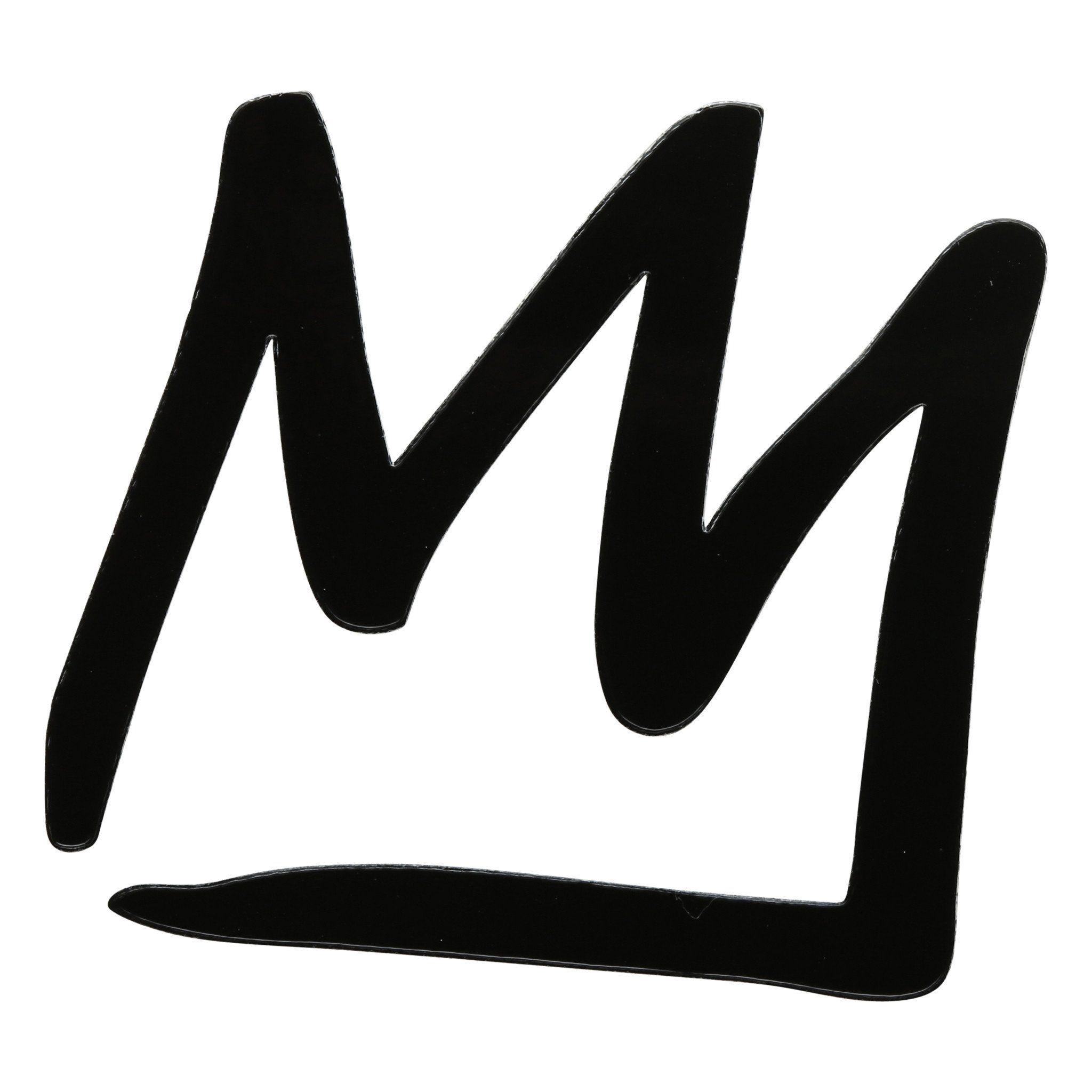 Black and White Crown Logo - Mammoth Crown 4 Stickers (Pack of 5)