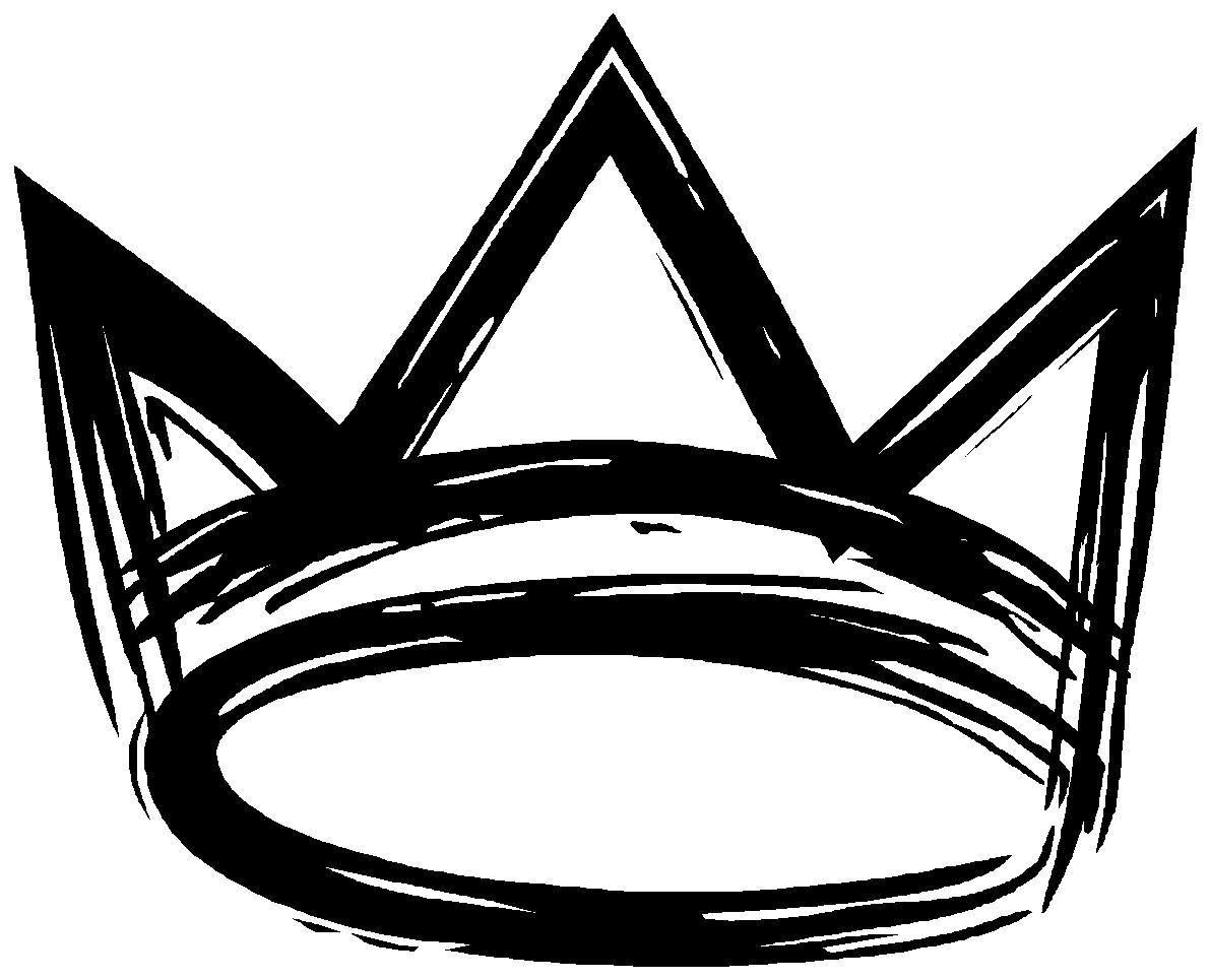 Black and White Crown Logo - Black crown Logos