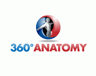 Anatomy Logo - 360 Degrees Anatomy Designed by logodad.com | BrandCrowd