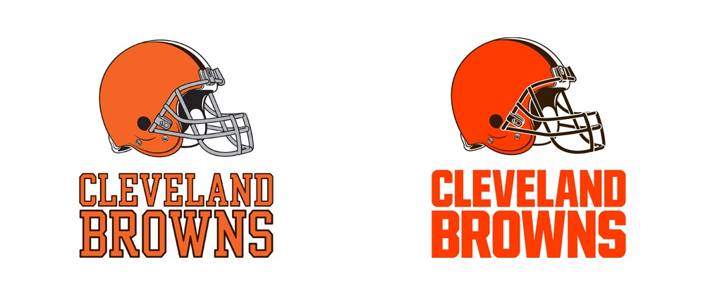Old NFL Football Logo - Brand New: New Logos for the Cleveland Browns