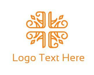 Orange Swirl Logo - Swirl Logo Maker | BrandCrowd