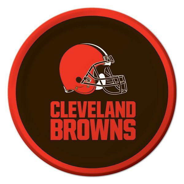 Cleveland Browns Logo - Cleveland Browns Dessert Plates (8)