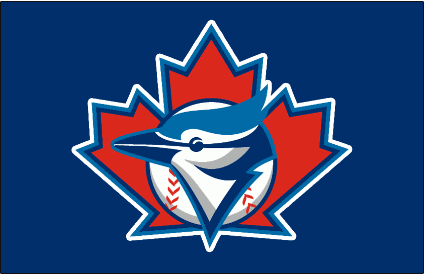 Toronto Blue Jays Maple Leaf Logo - Toronto Blue Jays Batting Practice Logo - American League (AL ...