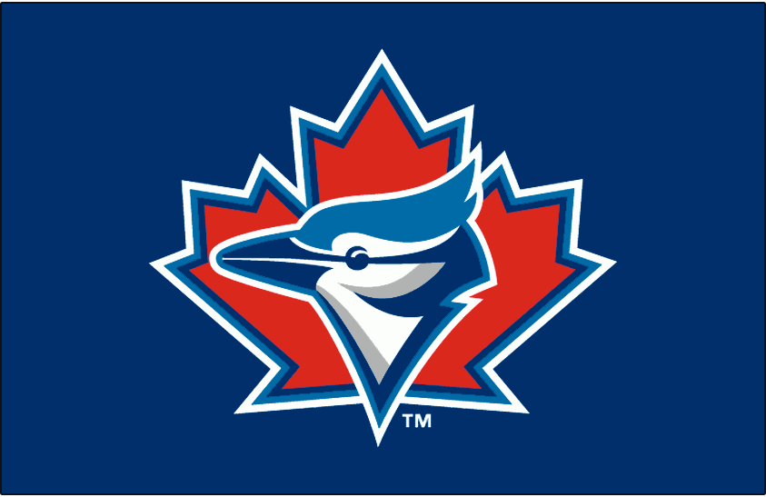 Toronto Blue Jays Maple Leaf Logo - Toronto Blue Jays Cap Logo League (AL) Creamer's