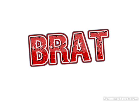 Brat Logo - Brat Logo | Free Name Design Tool from Flaming Text