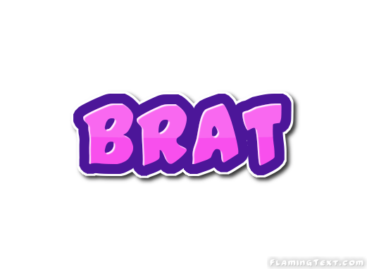 Brat Logo - Brat Logo. Free Name Design Tool from Flaming Text