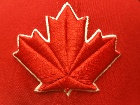 Toronto Blue Jays Maple Leaf Logo - Toronto Blue Jays Team Classic Maple Leaf Scarlet Flexfit