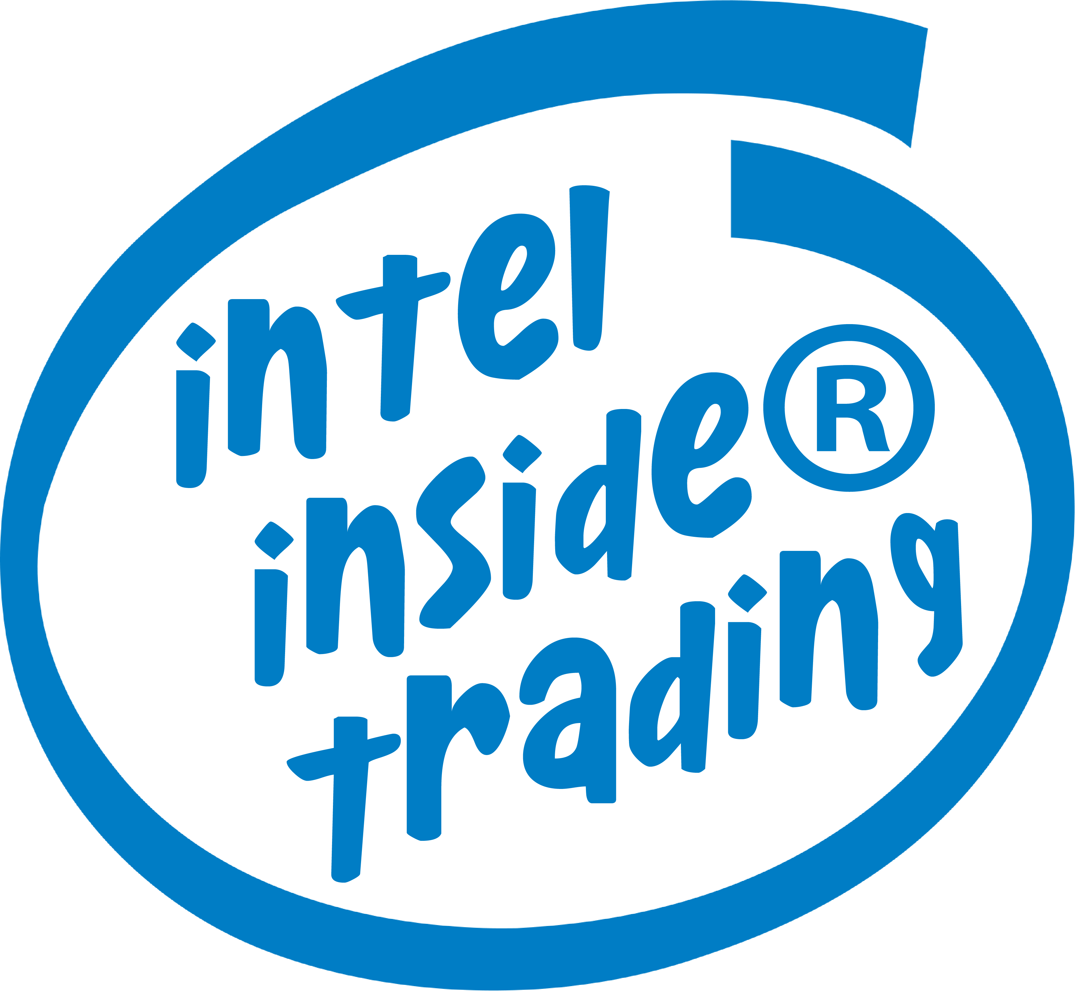 Old Intel Logo - The old Intel logo makes sense now