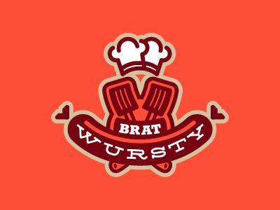 Brat Logo - Brat Wursty