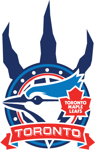 Toronto Blue Jays Maple Leaf Logo - All Toronto Teams Together... One Big Logo! | blue jays | Toronto ...