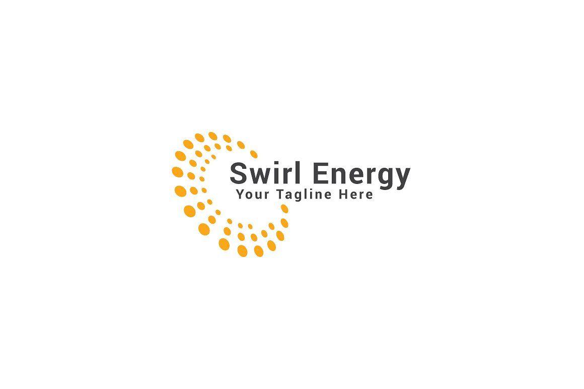 Orange Swirl Logo - Swirl Energy Logo Template ~ Logo Templates ~ Creative Market