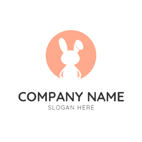Cute Rabbit Logo - Free Rabbit Logo Designs. DesignEvo Logo Maker
