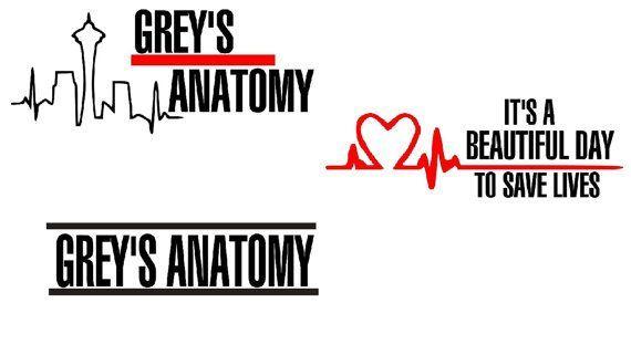 Anatomy Logo - Grey's Anatomy Logos and It's a Beautiful by MarthaCreationCrafts ...