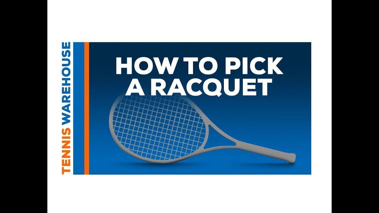 Blue and Green Tennis Racket Logo - How to Pick A Tennis Racquet - YouTube