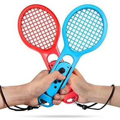 Blue and Green Tennis Racket Logo - Tennis Racket for Nintendo Switch, Keten Twin Pack Tennis Racket for ...