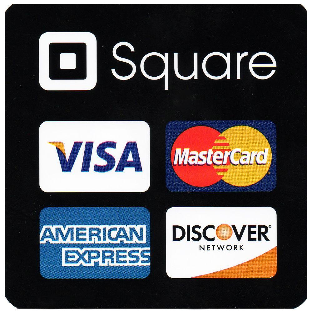 Printable Visa MasterCard Discover Logo - Upcoming Sales
