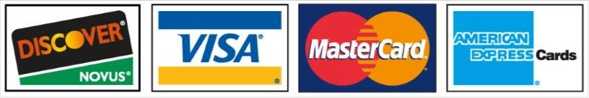 Printable Visa MasterCard Discover Logo - Bill Pay