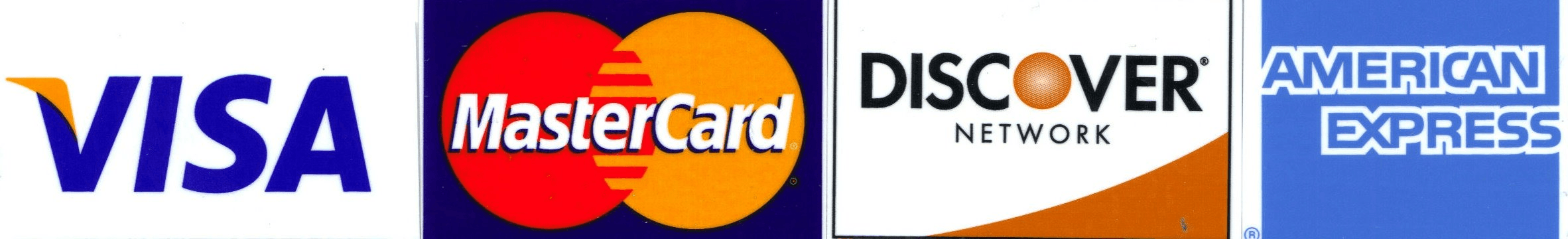 Printable Visa MasterCard Discover Logo - Subscriptions