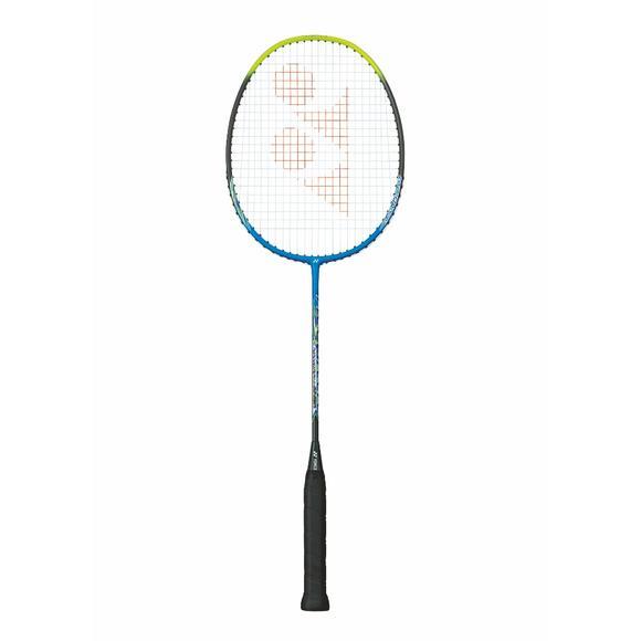 Blue and Green Tennis Racket Logo - Badminton Racquets