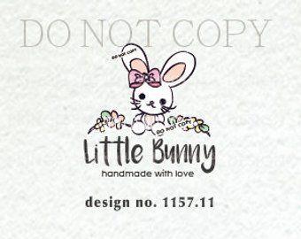 Cute Rabbit Logo - Cute rabbit logo | Etsy