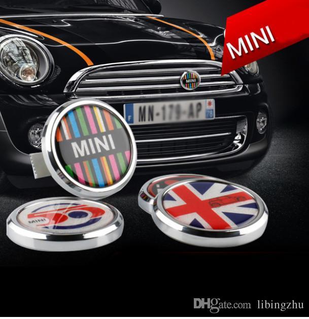 BMW Mini Logo - Car Styling Front Grill Metal Emblem Badge Mini Logo Auto Decorative