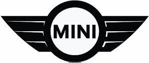 BMW Mini Logo - 2 x MINI Logo Vinyl Cut Sticker Decals 150mm x 65mm - FREE UK ...
