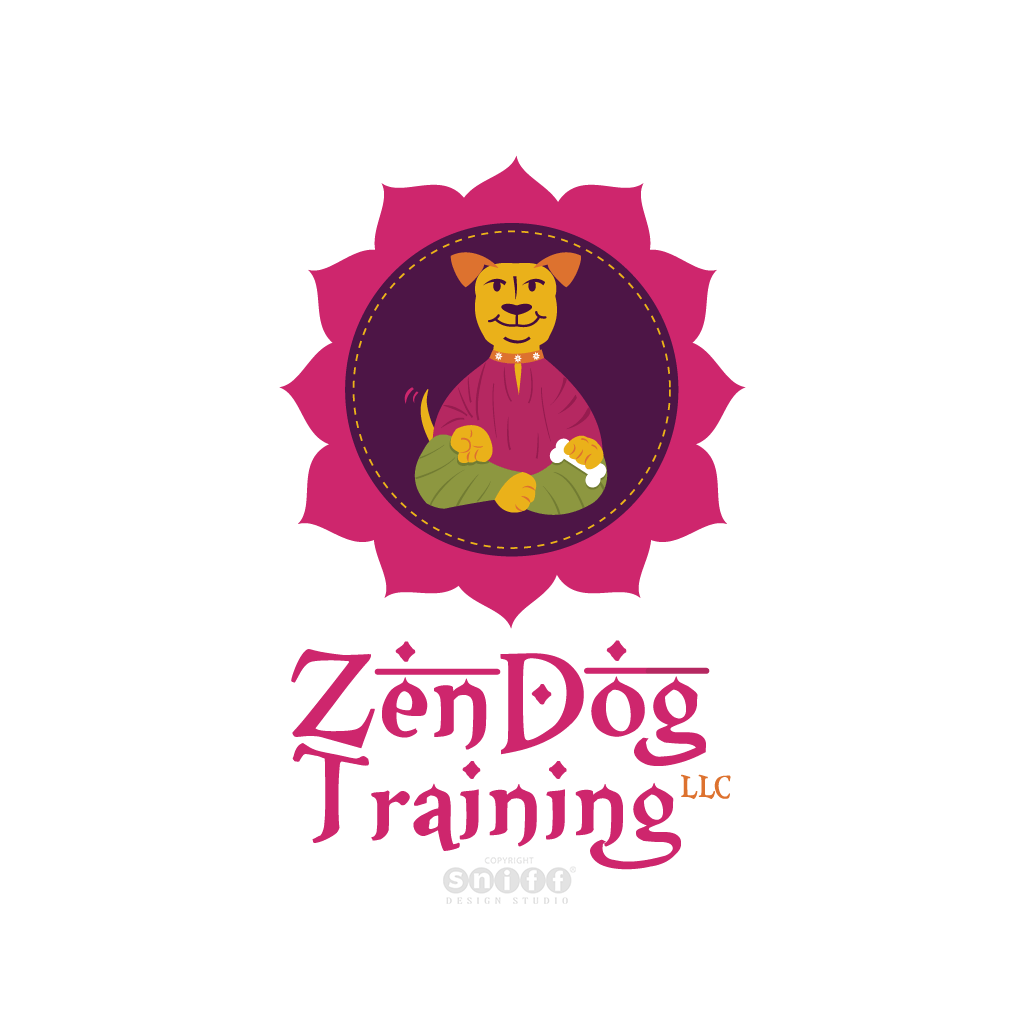 Zen Dog Logo - Zen Dog Training Logo Design | Sniff Design Studio™