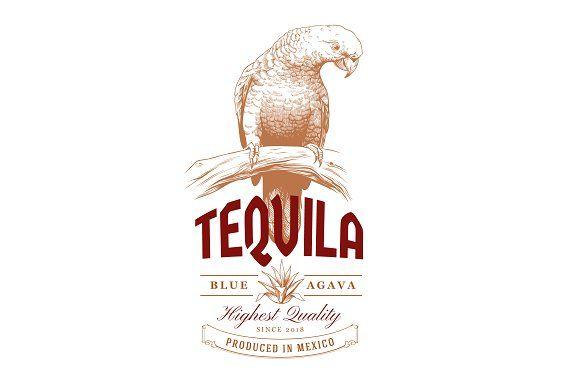 Tequila Bird Logo - Tequila Vintage Logo Logo Templates Creative Market