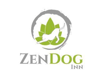 Zen Dog Logo - ZenDog Inn logo design - 48HoursLogo.com