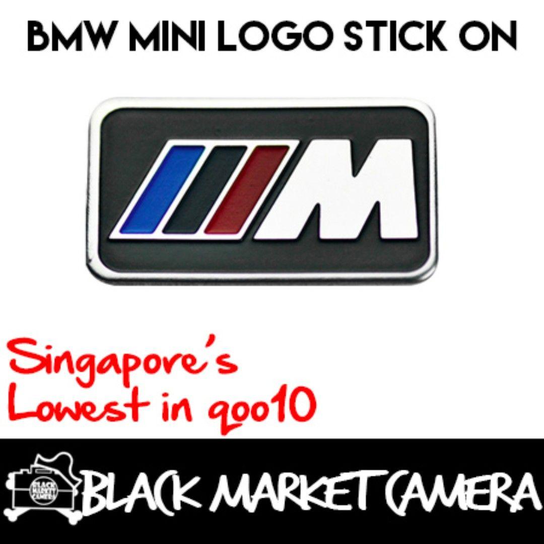 BMW Mini Logo - BMW Mini Logo Stick On, Car Accessories, Accessories on Carousell