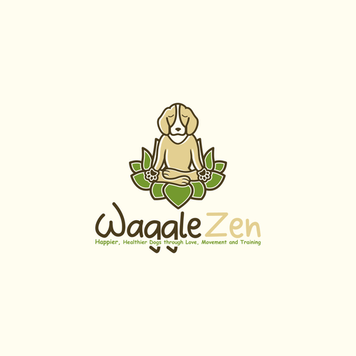 Zen Dog Logo - Design a zen feeling logo for Dog Walking service, WaggleZen | Logo ...