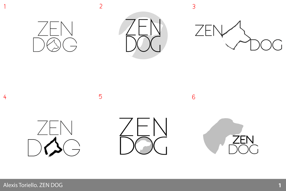 Zen Dog Logo - ZEN DOG LOGO — Emily Griswold Design