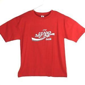Red Foreign Language Logo - COCA COLA Logo Red Adult Small Short Sleeve Tee T Shirt Foreign ...