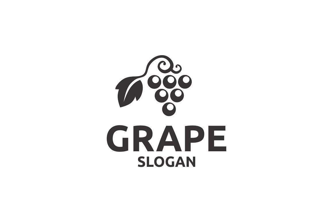 Grape Logo - Grape Logo Templates Creative Market