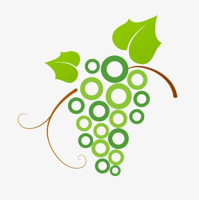 Grape Logo - Green, Fresh Grape Logo, 简约葡萄logo, Fresh Grapes Logo, 圆形葡萄 ...