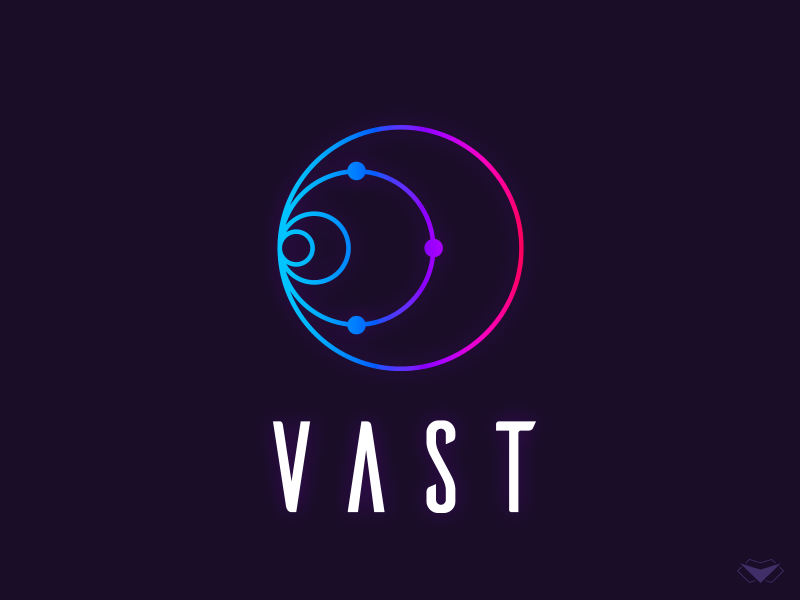 Futuristic Logo - Vast Logo | LOGO | Logos, Logo design, Icon design