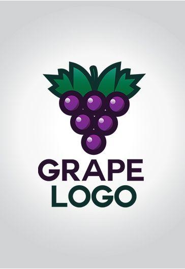 Grape Logo - Grape – Free Logo Template – by ElegantFlyer