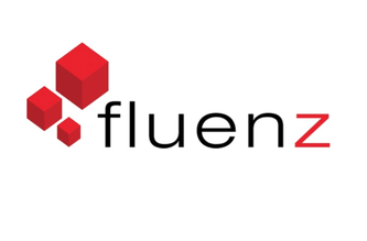 Red Foreign Language Logo - Fluenz Review & Rating.com
