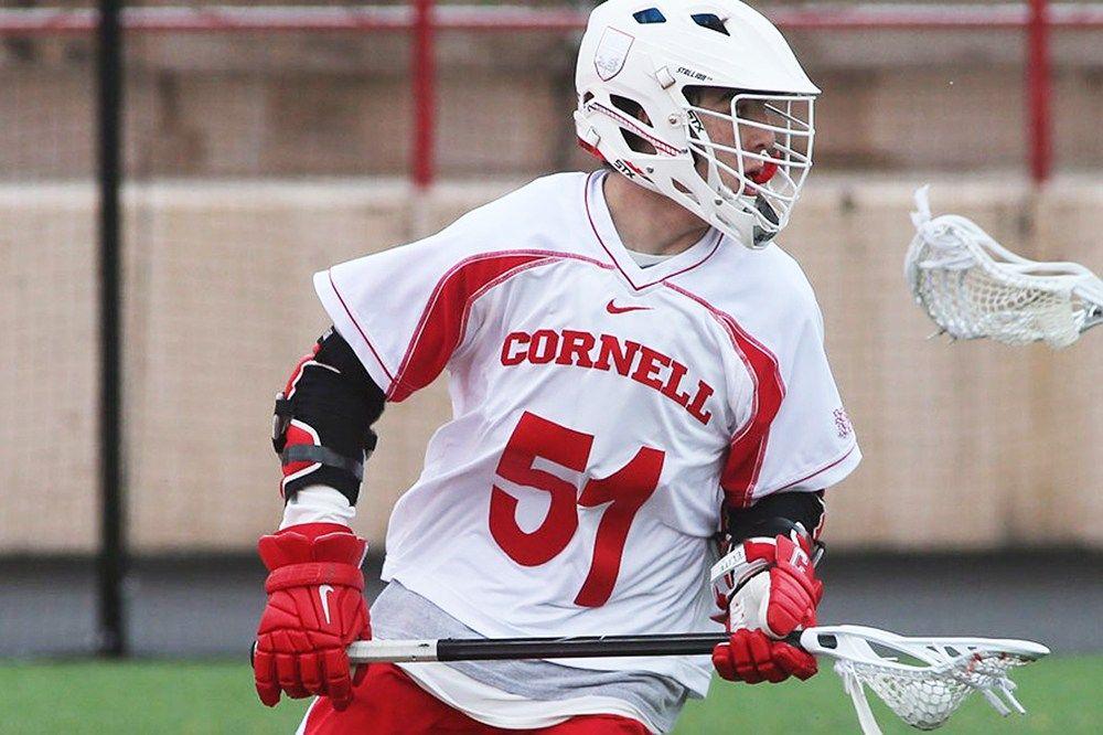 Cornell Lacrosse Logo - Teat Breaks Scoring Record, Lifts Men's Lacrosse Over No. 13 ...