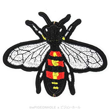 Gucci Bee Logo - Wonderful Wildlife ] Winged Gucci Bee; Gucci (Black, Red) - Die Cut ...