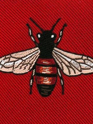 Gucci Bee Logo - Gucci Bee Embroidered Tie - Farfetch