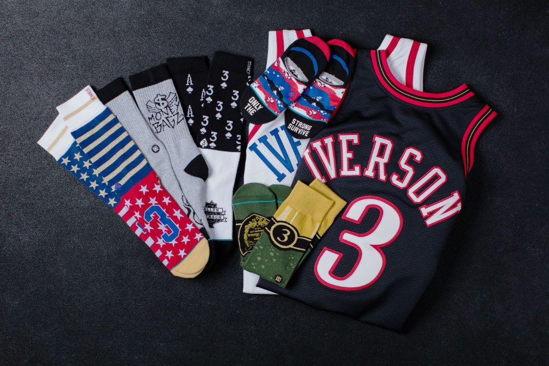 Stance Allen Iverson Logo - Allen Iverson Teams Up With Stance For New Sock Collection | The Source