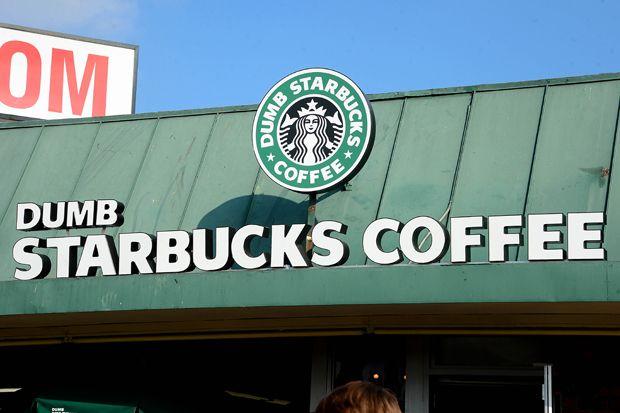 Dumb Starbucks Logo - Starbucks To Dumb Starbucks Stole Our Logo & Name