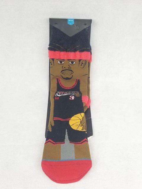 Stance Allen Iverson Logo - Stance Allen Iverson Socks Sixers Mens Large 9 12