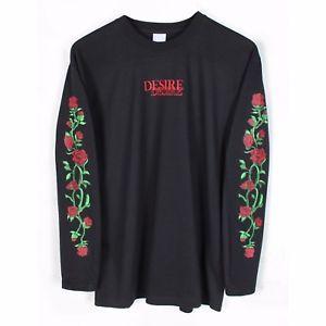 Rose Thrasher Logo - Agora Desire Long Sleeve T Shirt floral rose hoodie thrasher NEW | eBay