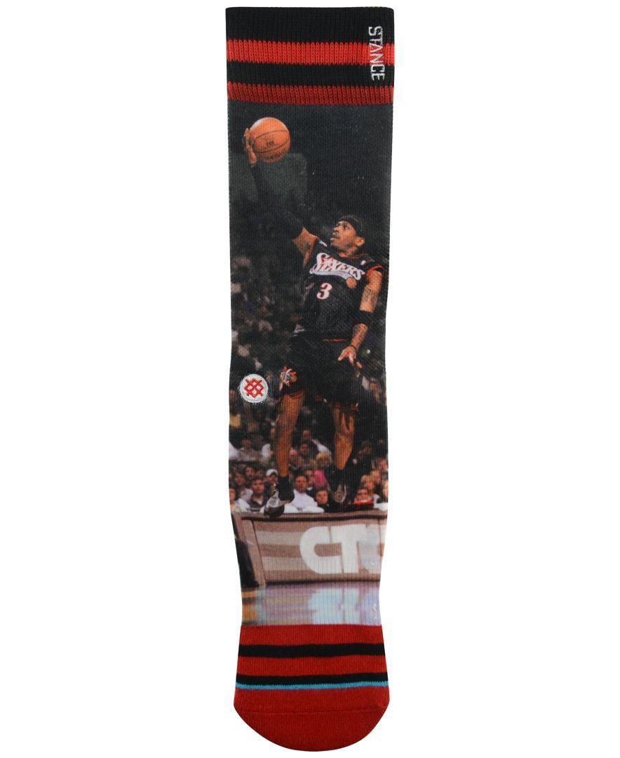 Stance Allen Iverson Logo - Stance Allen Iverson Philadelphia 76ers Legend Player Sock | wants ...